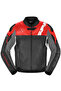 Dp Progressive Leather Leather Jacket Black Red
