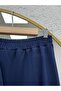 Darinka Front Gazi Stitched Skirt Suit-Nl673 Navy Blue - 6