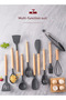 12PC Silicone Kitchen Utensils Set - High-Quality, Non-Scratch, Heat-Resistant - 3