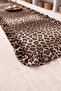 Leopard Linen Rectangular Ruffle Runner 50cm X 150cm - 2