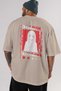 MARIN KITAGAWA Anime Back Printed Beige Oversize t-shirt 100% cotton Men Women - 5