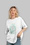 BLEACH(ULQUIARRA) Anime Front Printed White Oversize t-shirt Men Women - 5