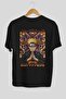 Naruto (10) Anime Back Printed Black Oversize T-Shirt Men Women - 2