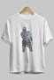 The Champ Muhammad Ali Front Printed White Oversize T-shirt Unisex Men's Women's Crew Neck - 3