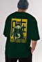 AKATSUKI OBITO NARUTO Anime Back Printed Emerald Green Oversize t-shirt cotton Men Women - 7
