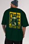 AKATSUKI OBITO NARUTO Anime Back Printed Emerald Green Oversize t-shirt cotton Men Women - 6