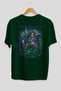 NARUTO Anime Back Printed Emerald Green Oversized t-shirt Cotton Men Women - 2