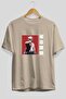 Gintoki Sakata GINTAMA 1 Anime Front Printed Beige Oversize t-shirt Men Women - 2