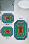 Togs 60X100 50X60 50X60 Non-Slip Base 3-Piece Bathroom Mat Set - 2
