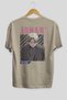 Johan Liebert MONSTER Anime Back Printed Beige Oversize t-shirt 100% cotton Men Women - 2