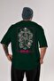 ATTACK ON TITANS Anime Back Printed Emerald Green Oversize t-shirt cotton Men Women