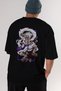 MONKEY D. LUFFY GEAR5 Anime Back Printed Black Oversize t-shirt Men Women - 2