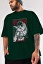 Baki Hanma Anime Pre-Printed Emerald Green Oversize T-Shirt Men Women - 3