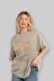 NARUTO (10) Anime Front Printed Beige Oversized t-shirt Men Women - 3