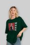 Gintoki Sakata GINTAMA 1 Anime Front Printed Emerald Green Oversize t-shirt Men Women - 4