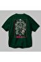ATTACK ON TITANS Anime Back Printed Emerald Green Oversize t-shirt cotton Men Women - 3