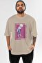 Killua Zoldyck 3 in 1 Anime Front Printed Beige Oversized t-shirt for Men and Women