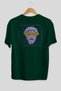 As Yellow as Sunflower Back Printed Emerald Green Oversized t-shirt Unisex Men Women Crew Neck - 2