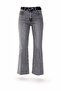 Gray High Waist Mini Flare Jean 2005