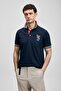 111040231 Fun Smart Men's Polo Shirt Men's T-Shirt Dark Blue - 5