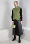 BELTED ZIPPERED SKIRT 60326 - 2