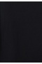 Comfort Fit Round Neck Plain Men's Black Long Sleeve T-Shirt - 5