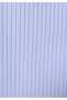 Boxy Fit Shirt Neck Striped Men's Blue Long Sleeve Shirt - 5