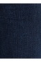 Skinny Fit Low Waist Narrow Leg Men's Navy Blue Denim Jean Trousers - 7