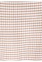 Slim Fit Polo Yaka Checked Women's Beige Short Sleeve Knitted T-Shirt - 5
