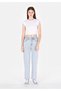 Straight Fit High Waist Straight Leg Women's Indigo Jean Trousers