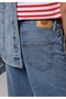 Regular Fit Women's Light Indigo Denim Jean Trousers - 6