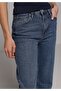 Straight Fit Women's Mid Indigo Denim Jean Pants - 5
