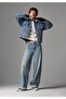 Loose Fit Women's Indigo Jeans