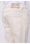 Straight Fit Low Waist Straight Leg Men's Beige Jean Trousers - 6