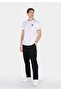 Regular Fit Round Neck Cotton of Jacquard Men's White Short Sleeve T-Shirt - 3