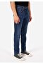 Straight Fit Men's Indigo Jean Trousers - 4
