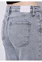 Regular Fit Women's Gray Jean Trousers - 6