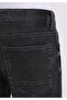 Regular Fit Mid Waist Narrow Leg Men's Black Jean Trousers - 6