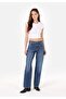 Straight Fit Women's Denim Jean Trousers - 3