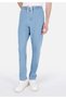 Jogger Fit Mid Waist Straight Leg Men's Indigo Jean Trousers - 4