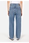 Straight Fit Women's Cotton Denim Jean Trousers - 2