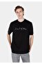 Comfort Fit Round Neck Plain Men's Black Short Sleeve T-Shirt