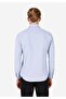 Slim Fit Shirt Neck Men's Blue Long Sleeve Shirt - 2