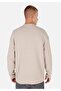 Regular Cut Crew Neck Beige Men's Long Sleeve T-Shirt Cl1071043 - 2