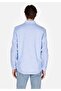 Regular Fit Shirt Neck Striped Men's Blue Long Sleeve Shirt - 2