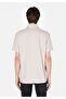 Comfort Fit Polo Neck Plain Men's Stone Short Sleeve T-Shirt - 2