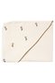 Baby Girl Ecru Floral Embroidered Piped Organic Luxury 10 Piece Hospital Discharge Set - 8