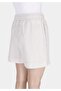 Regular Fit Low Waist Striped Women's Beige Shorts - 5