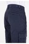 Regular Fit Pocketed Mid Waist Straight Men's Navy Blue Shorts - 6