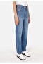 Straight Fit Women's Mid Indigo Denim Jean Pants - 4